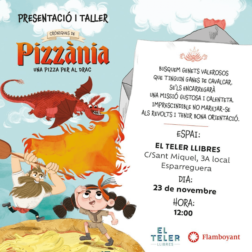 Pizzània: Una pizza per al drac amb Martin Piñol