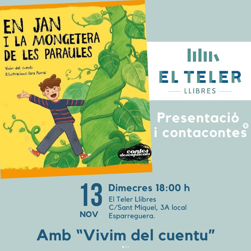 En Jan i la mongetera de les paraules amb “Vivim del cuentu”