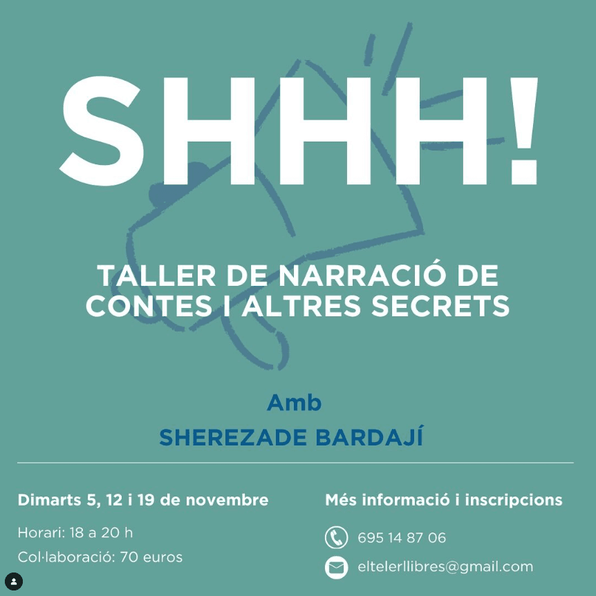 SHHH! Taller de narració de contes i altres secrets