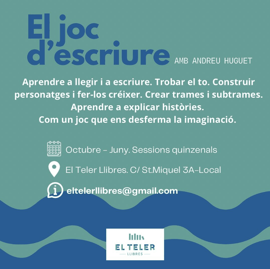El joc d’escriure amb Andreu Huguet