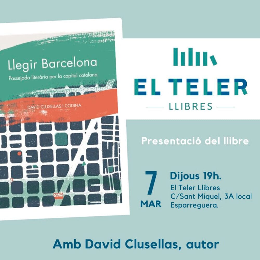 Llegir Barcelona amb David Clussellas i Codina
